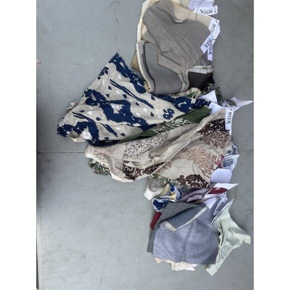 Textile Fabric Swatches | Designer Upholstery Drapery Fabric Samples - Picture 1 of 4